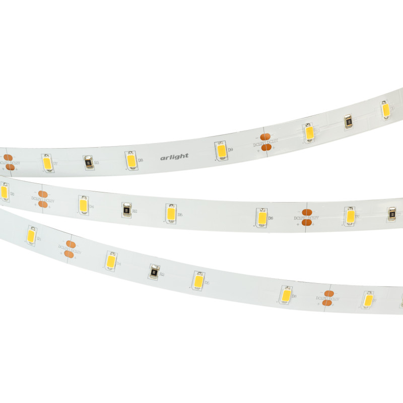 Лента ULTRA-5000 12V Cool 8K (5630, 150 LED, LUX) (Arlight, 12 Вт/м, IP20) 013852. Цена указана за 5 метров. Продается кратно 5 метрам.