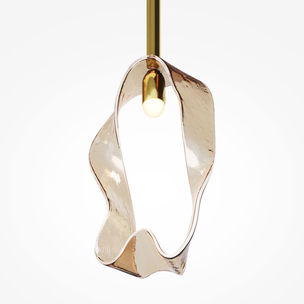 Подвесной светильник 16,2*5,5*49,3-339,3 см, *LED*3W, Maytoni Shiori MOD524PL-L3BSK1, Латунь