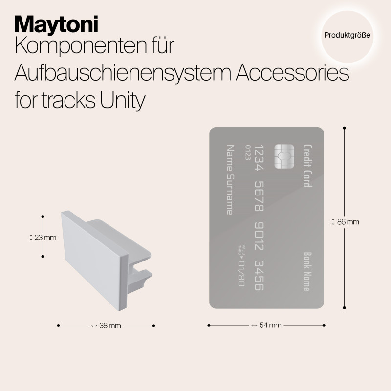 Заглушка Maytoni Track TRA001EC-11W, белый