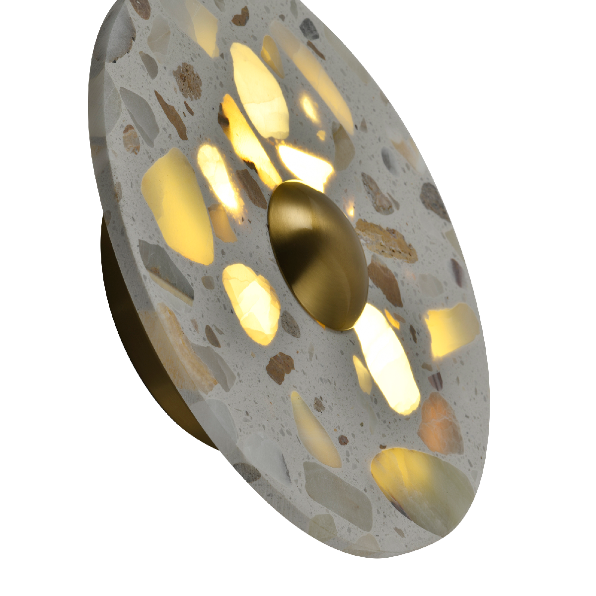 Бра 20 см, 7W, 4000K, Zortes Terrazzo ZRS.1878.02, латунь