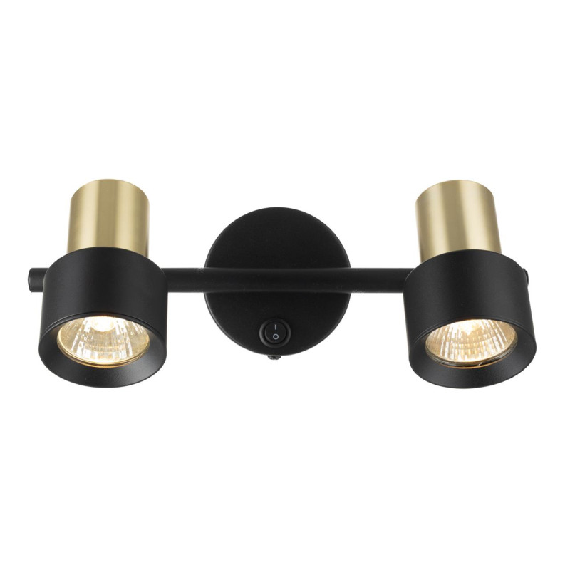 Спот 15*26*10,5 см, 2*GU10, 100W, Citilux SAT CL505621 черный