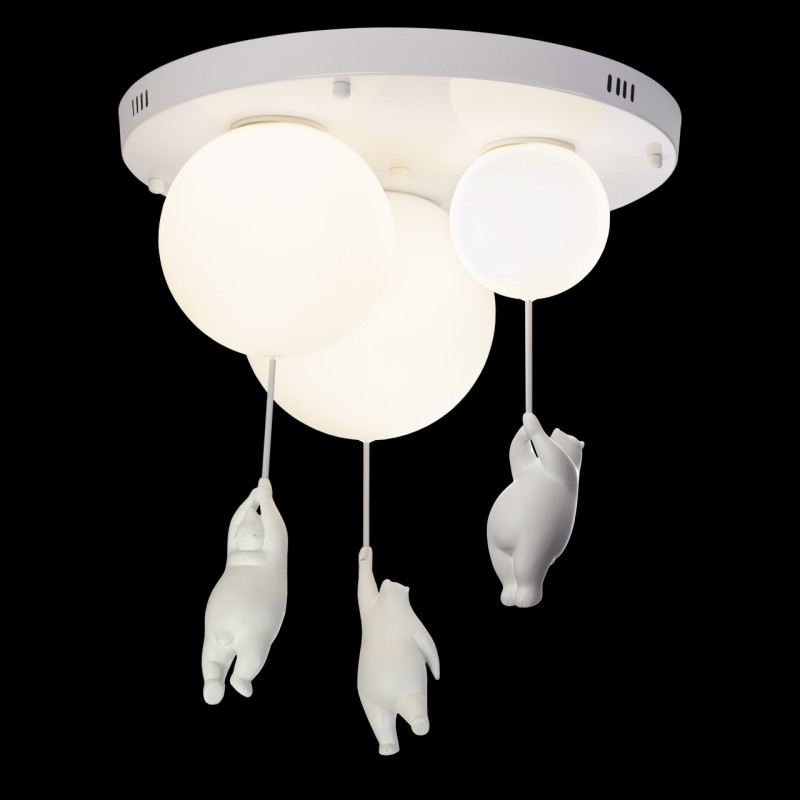 Светильник *50 см, 3*E27*2+G9*40W, Loft It 10030 Teddy, Белый