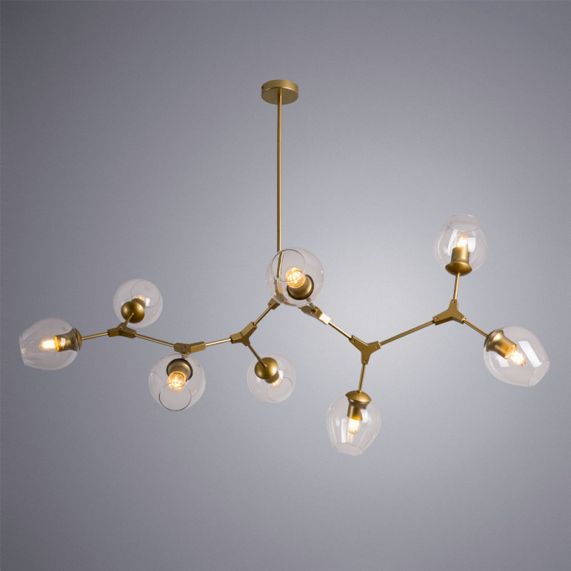 Подвесная люстра Arte Lamp Yuka A4103SP-8GO золото