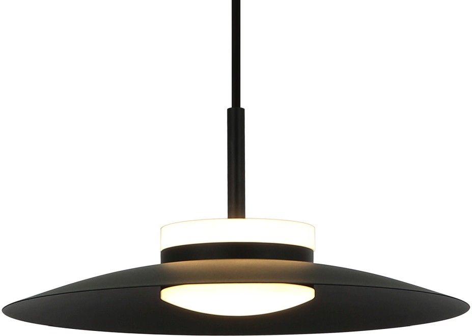 Люстра подвесная 30 см, 21W, 3000K, Stilfort 4044/02/02P, черный