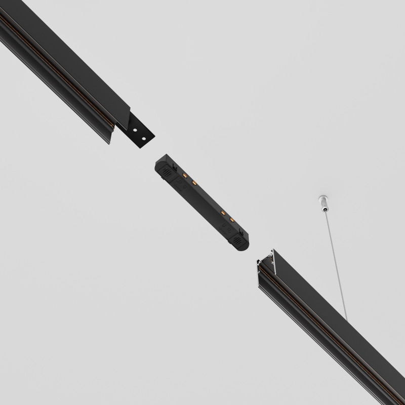 Коннектор питания прямой Maytoni Technical Magnetic track system Exility TRA034PC-42B черный IP 20