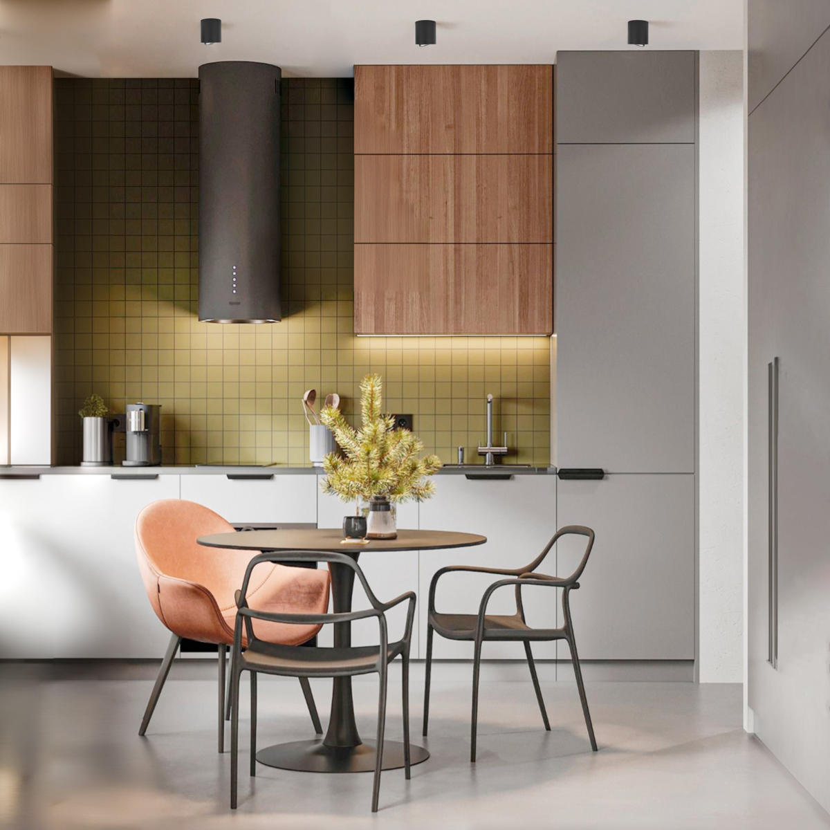 Накладной светильник 8*8*8,5 см, GU10 LOFT IT Unit 10340/A White белый