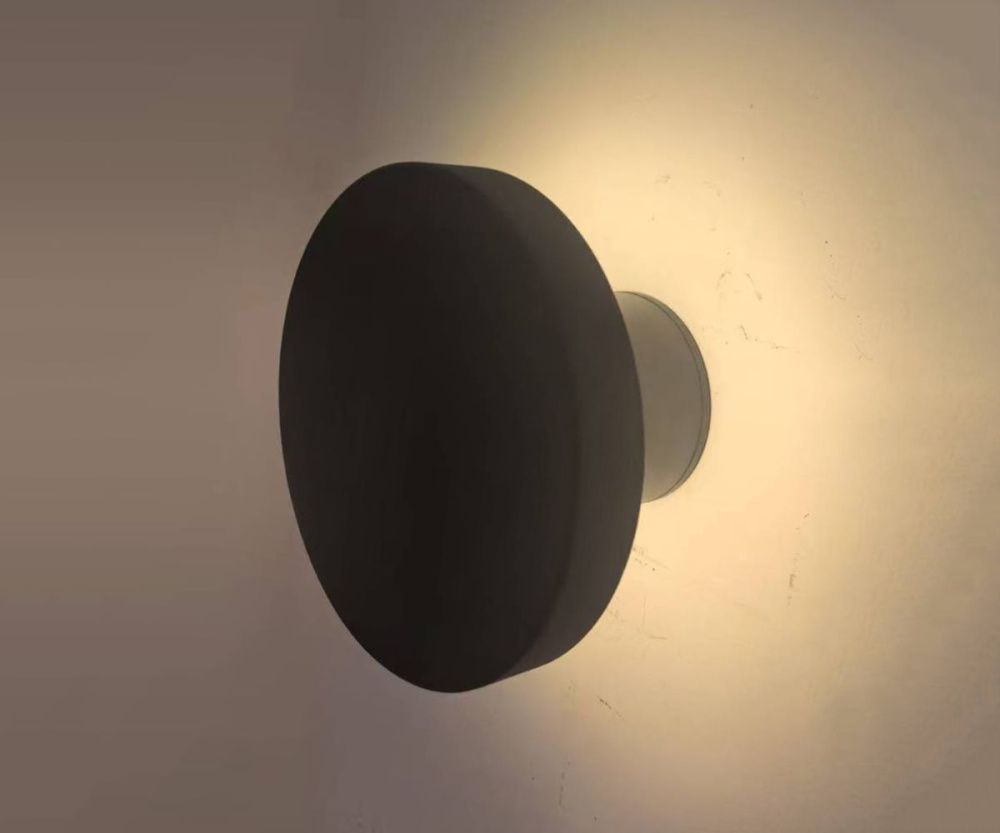 Фасадный светильник 16 см, 12W, 3000K, Kink Light Мети 09329,19, черный