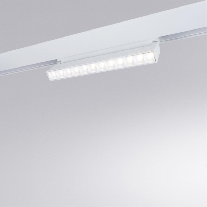 Магнитный трековый светильник 22 см 15W 4000K Arte Lamp LINEA  A4638PL-1WH белый