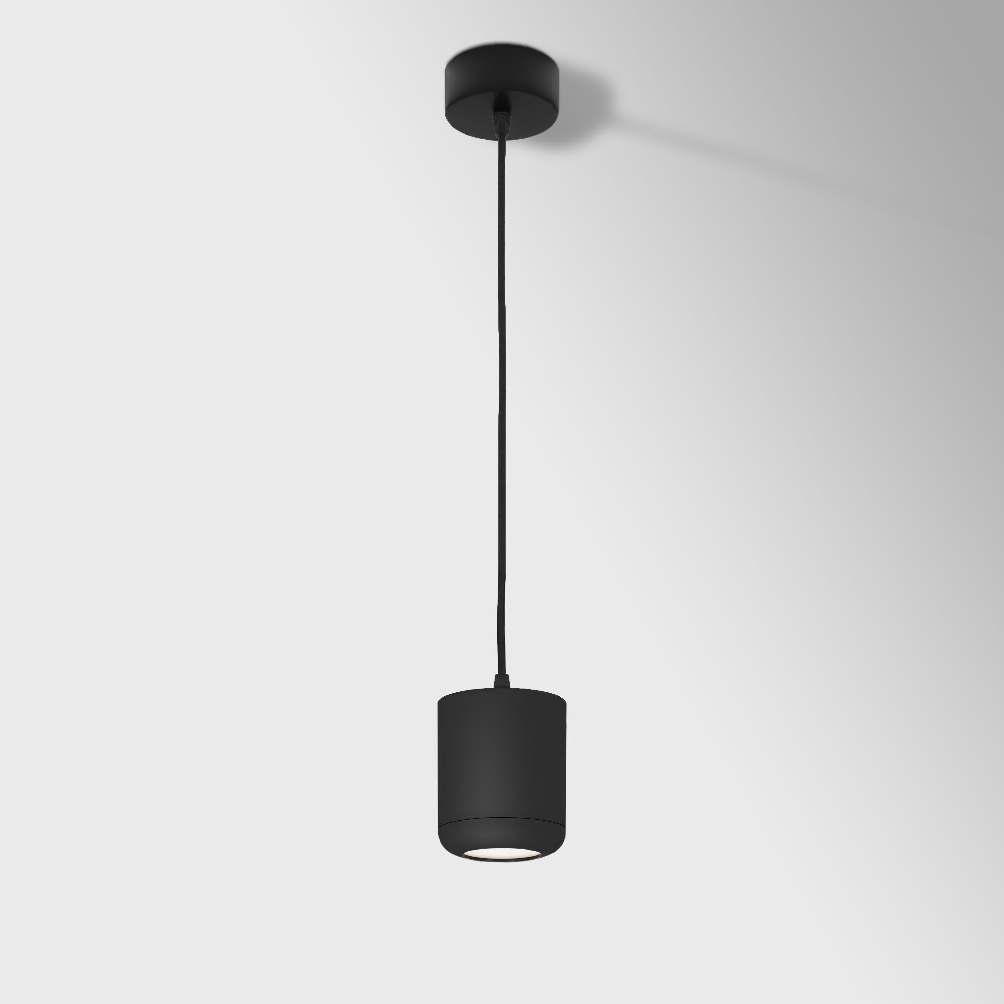 Подвесной светильник 9*150*9 см, 15W 4000K Elektrostandard Onde 50249 LED черный