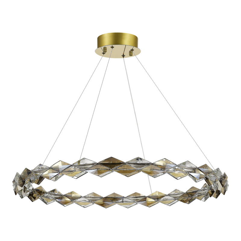 Люстра подвесная 80* см, LED*1*30W, 3000K, St Luce Diamanta SL6009.213.01, Хром