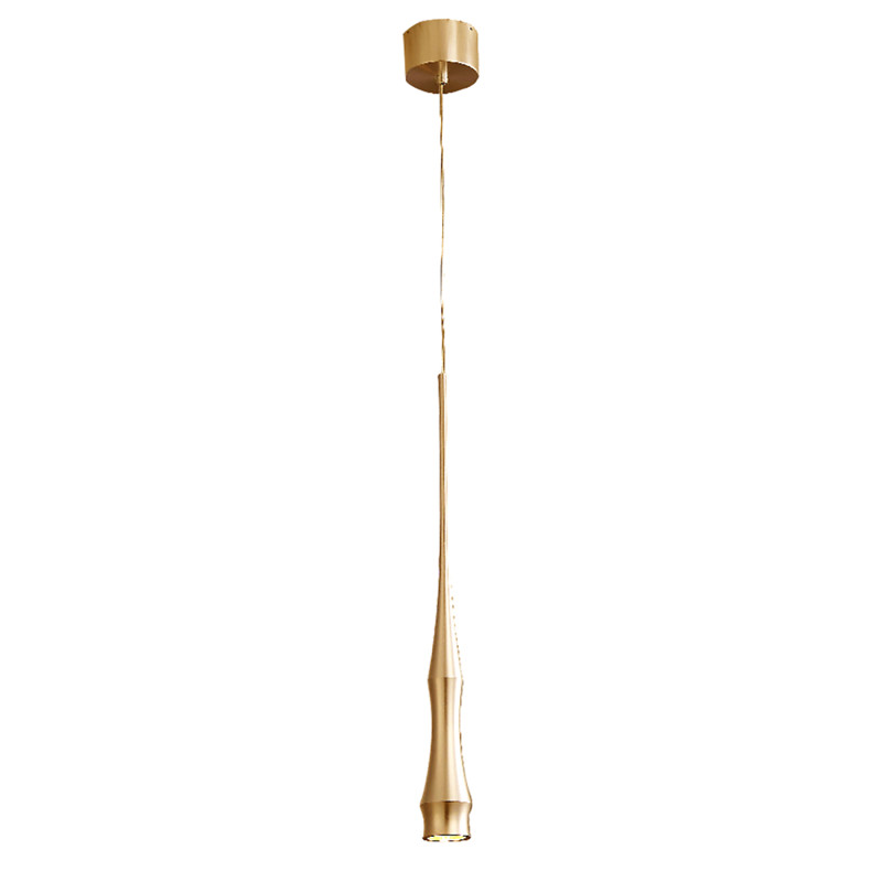 Подвесной светильник 6*180 см, LED, 6W, 4000К, Favourite Ipsam 4331-1P латунный