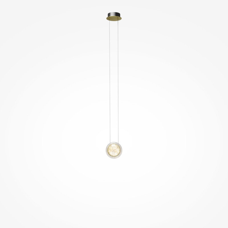 Подвесной светильник 12,6*12*316 см, LED, 3000К, Maytoni Pharao MOD361PL-L7BS3K латунный