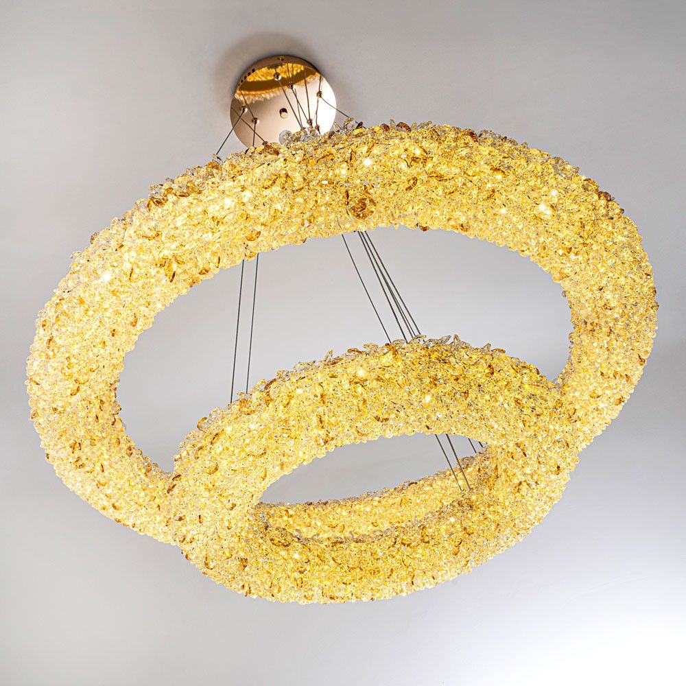 Подвесной светильник 80*50/130 см, LED 230W 2700-4600К MODESTYLE MS.6000.800.500 GD золото