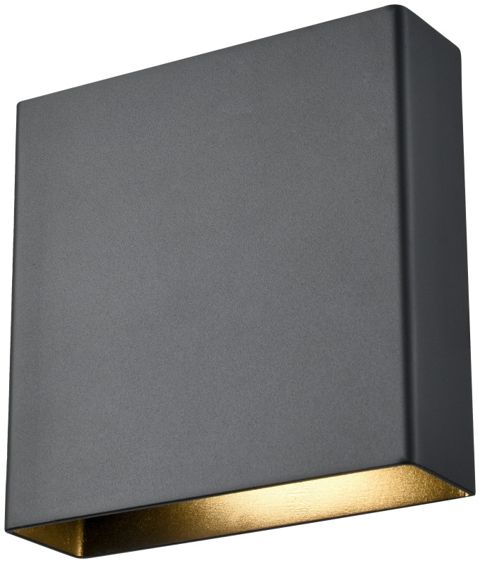 Светильник настенный 4,5*15*15 см, LED, 14W, Wertmark  WE906.01.021 черный