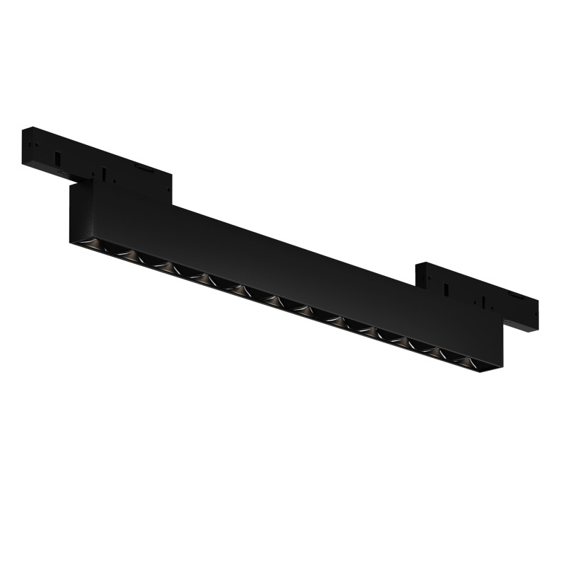 Трековый магнитный светильник 24 см, 10W, 4000K, Maytoni Points TR193-1-10W4K-M-B, черный