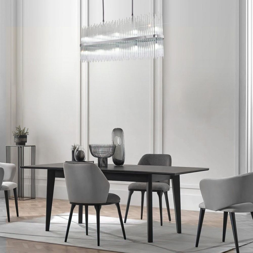 Подвесной светильник 120*17*66-94 см, 10*E14*60W, Bogate's Allure 485/10, хром, a070623