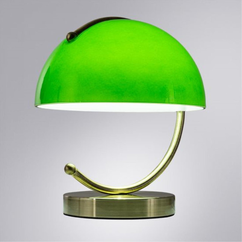 Настольная лампа 23*28 см, 1 G4*7W,  К, Arte Lamp Banker A5040LT-1AB, Античная Бронза