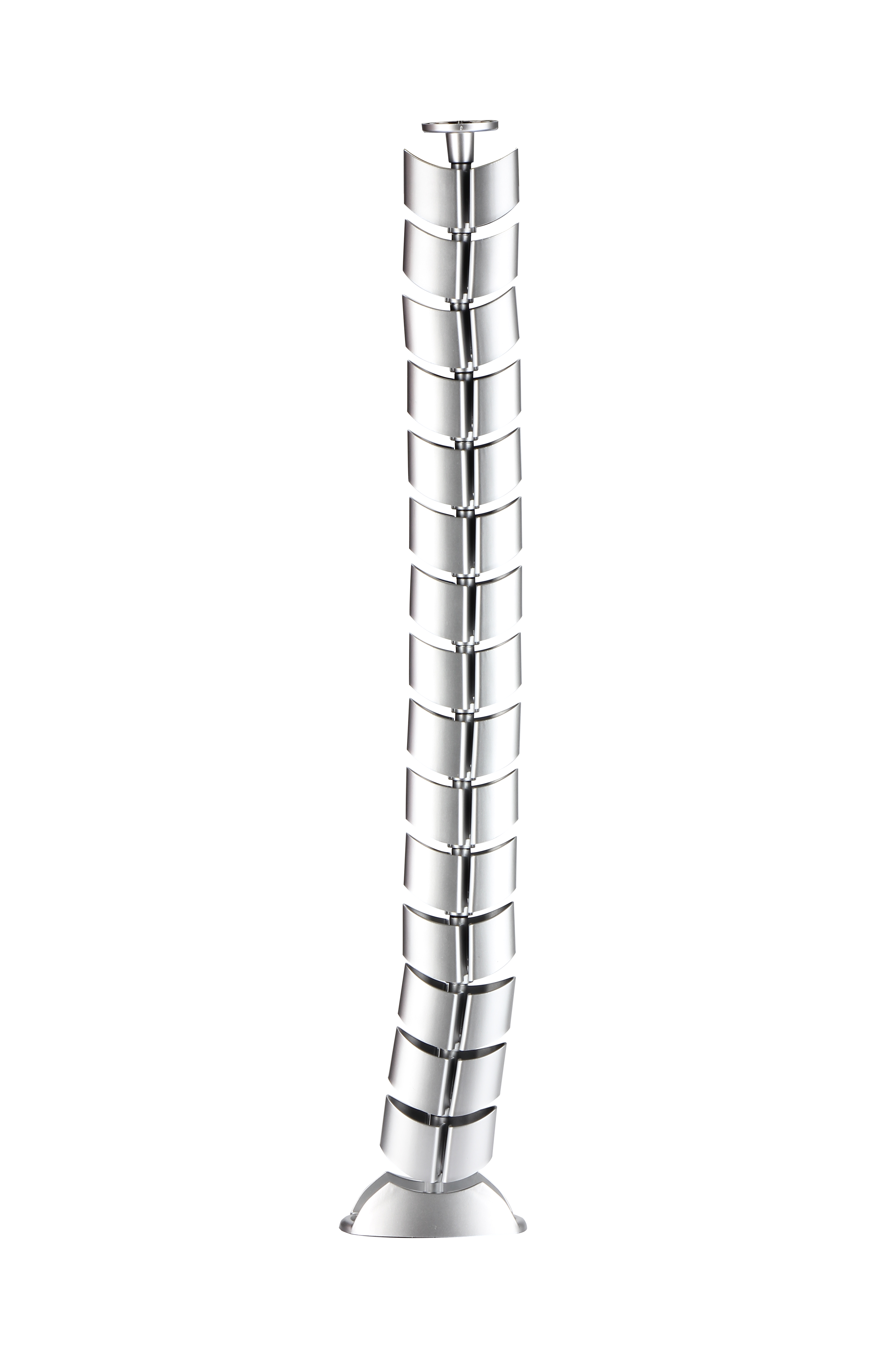 Donel Кабель-канал вертикальный гибкий OvaleDesign, пластик, серебро, длина 0.745м DSCDO
