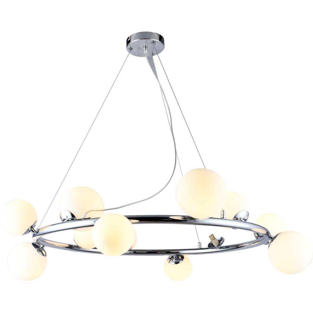 Люстра подвесная 90*90*100 см, 12*G9 LED 3W хром Stilfort Berry 2038/09/12P
