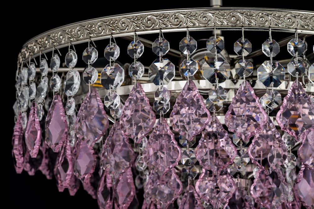 Люстра потолочная *38*32 см, 5*E27*60W, Arti Lampadari Castellana Gold Castellana E 1.3.38.603 N, никель