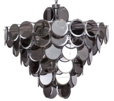 Светильник подвесной DZN-54941 ХРОМ  D800/H600*1000/18/E14/.W/провод прозрачный DIVINARE