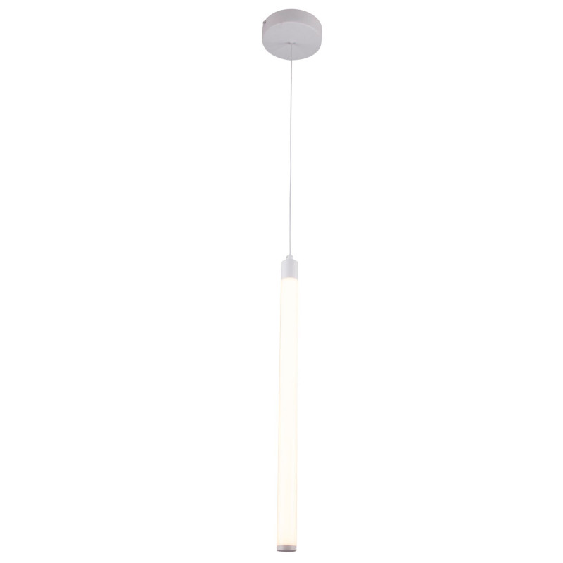 Подвесной светильник 13*65-130 см, LED 10W, 3300K, 950Lm, 3 м2 Maytoni Ray P021PL-L10W, белый