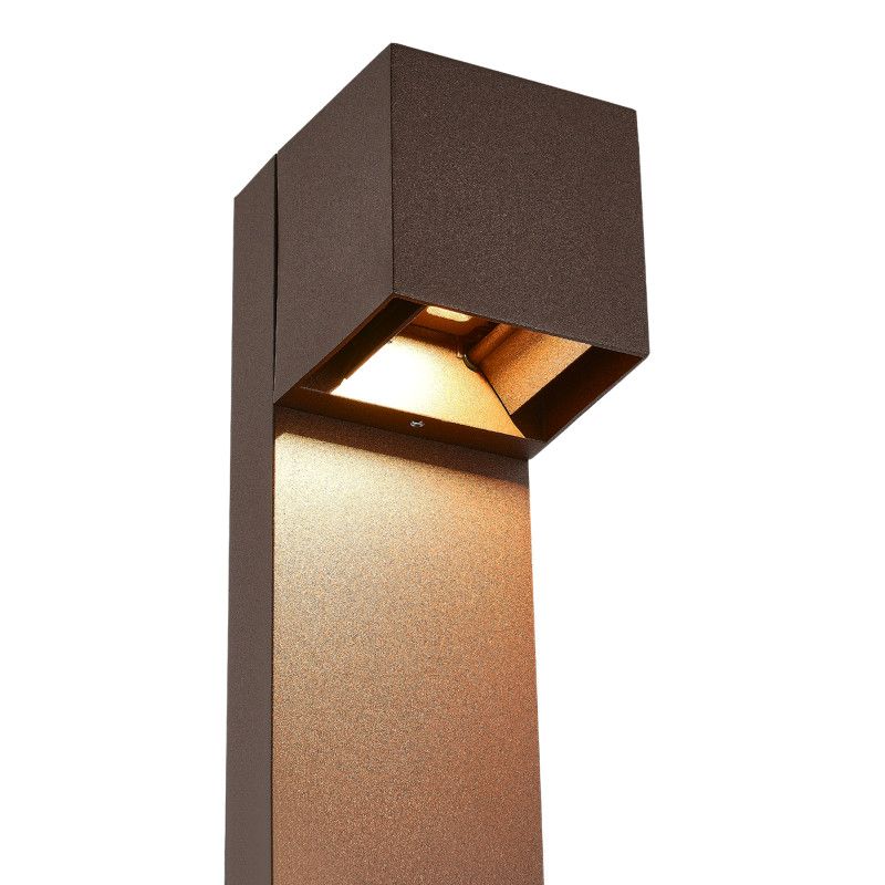 Садово-парковый светильник 15,8*13,9*80 см, *LED*12W, 3000K, ST-Luce BRIK SL9513.605.01, коричневый