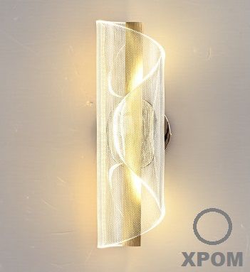 Светильник DZN-13658 ХРОМ  D140/H280/1/LED/8W/4500K 25-01