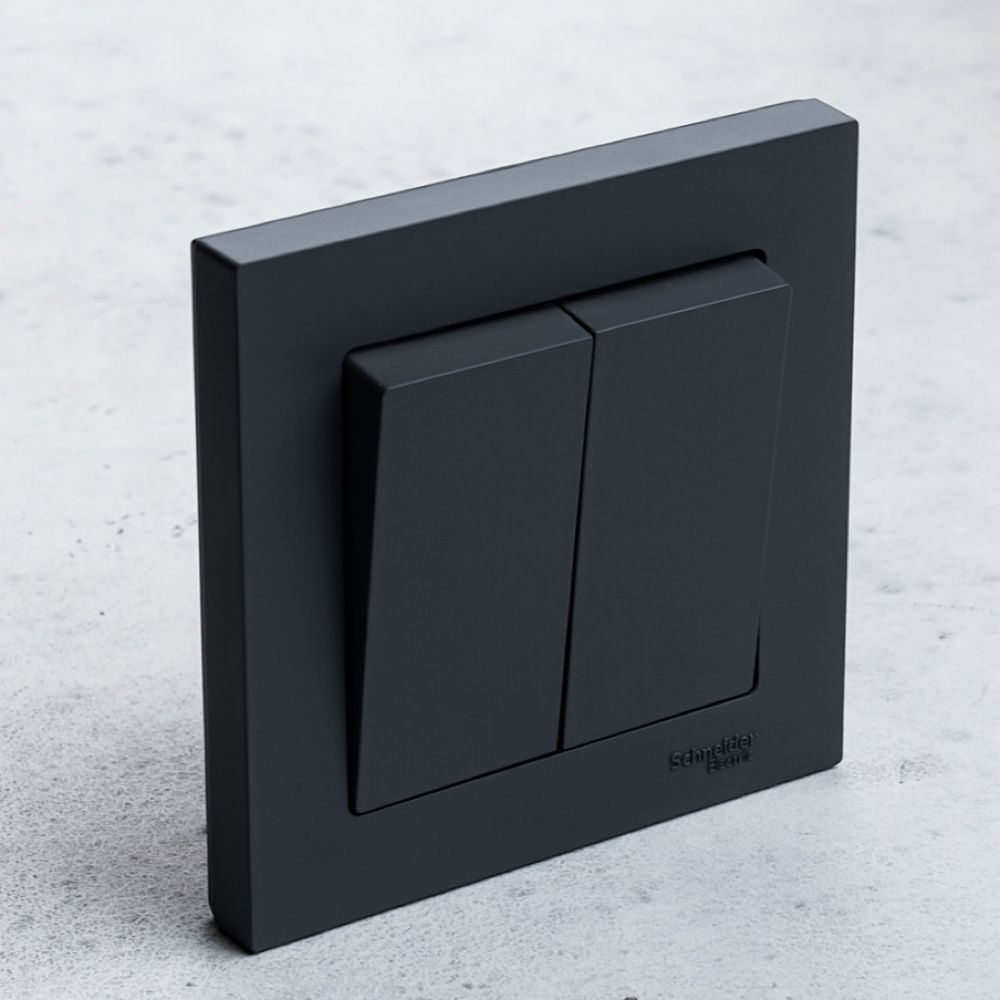 Радиовыключатель клавишный HiTE PRO BASE-2 (Черный, без рамки) HPSW-BASE2-BL