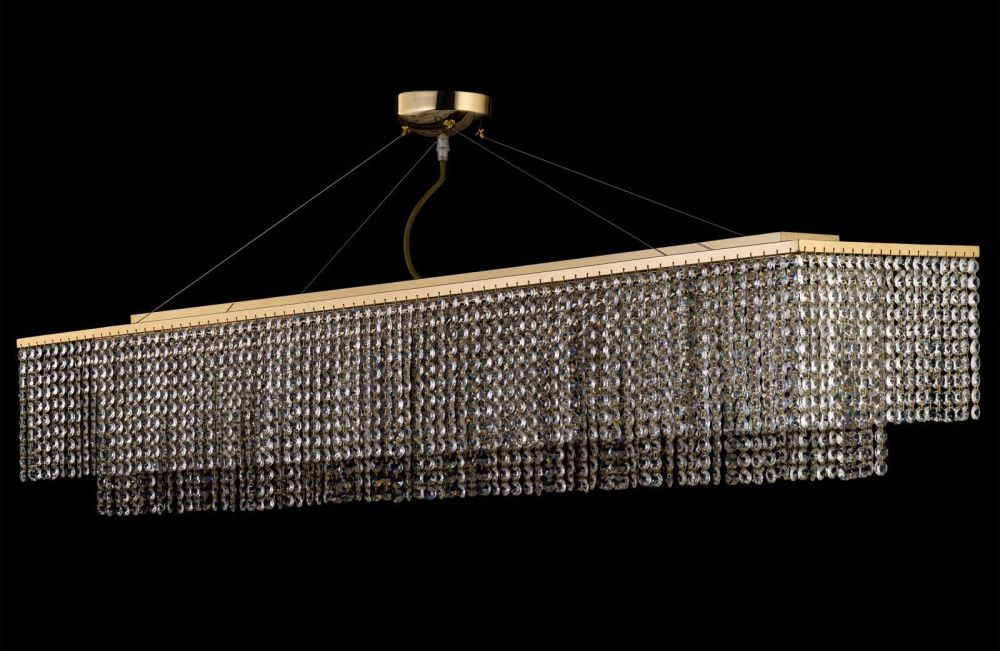 Светильник **25 см, 10*G9*40W, Arti Lampadari Milano Milano E 1.5.120X30.502 G, Золото