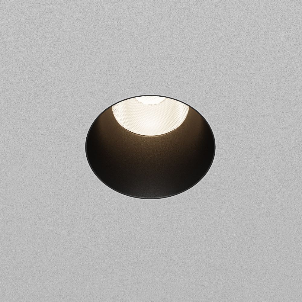 Встраиваемый светильник  DL122-15W-4K-TRS-B **-11,3 см, *LED*15W, 4000K, Maytoni technical Dip DL122-15W-4K-TRS-B, Черный