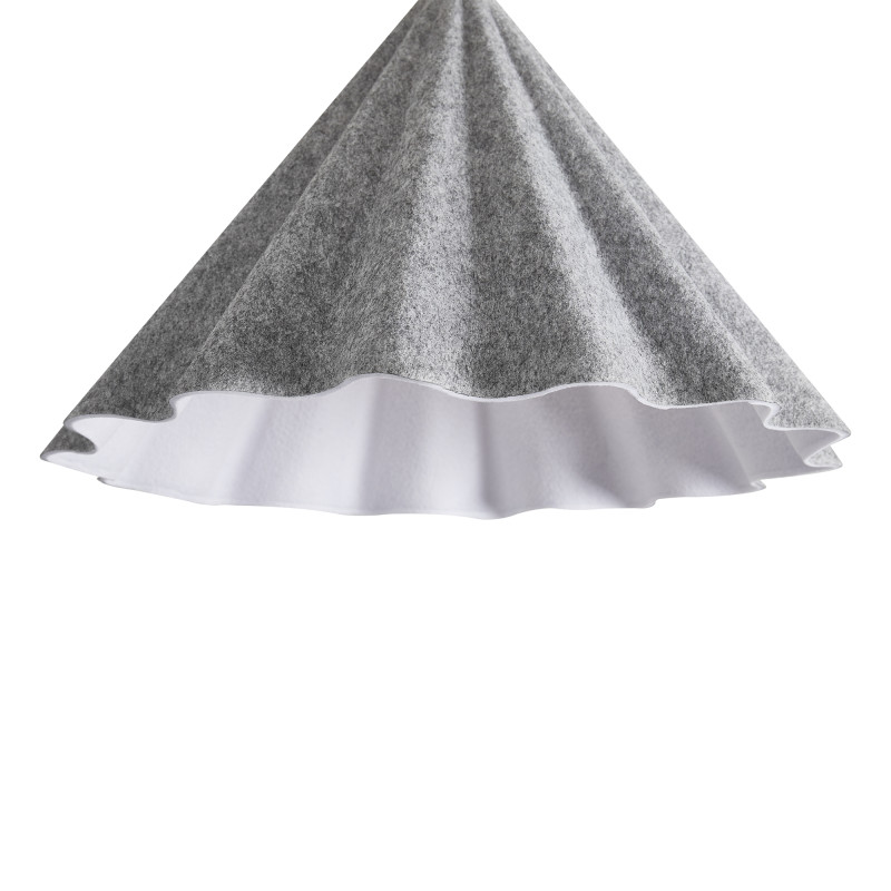 Подвесной светильник 46*237 см, 1*E27, 60W, Freya Felt Acoustic FR5479PL-01GR черный