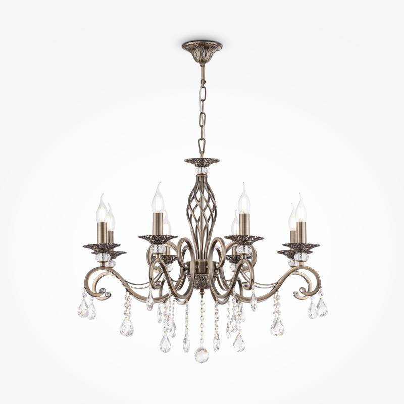 Люстра Maytoni RC247-PL-08-R бронза
