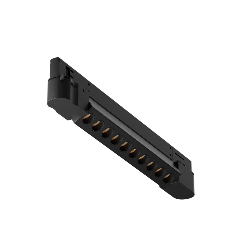 Трековый трехфазный светильник 38 см, 10W, 2700K, Maytoni Points TR195-3-10W2.7K-M-B, черный