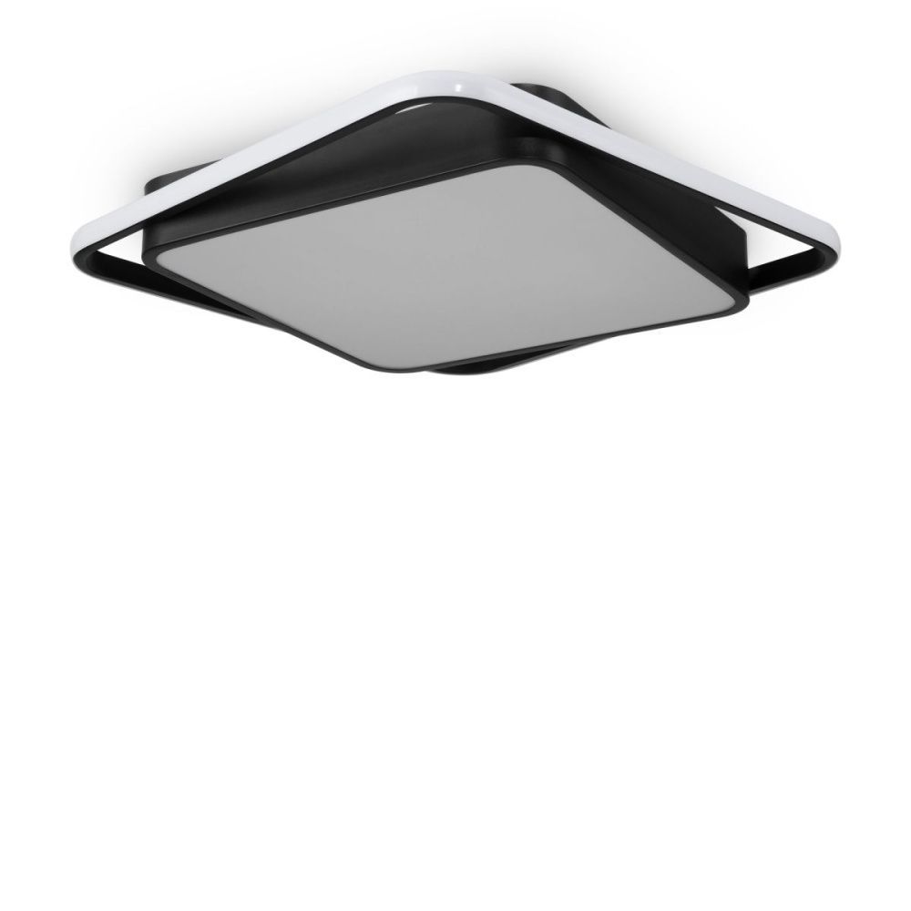 Потолочный светильник 54 см, 88W, 4000K, Freya Arvin FR10030CL-L88B, черный