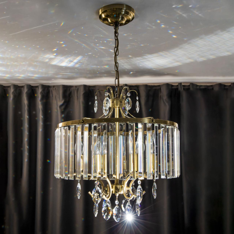 Люстра 48 см Citilux Инга CL335163 бронза 
