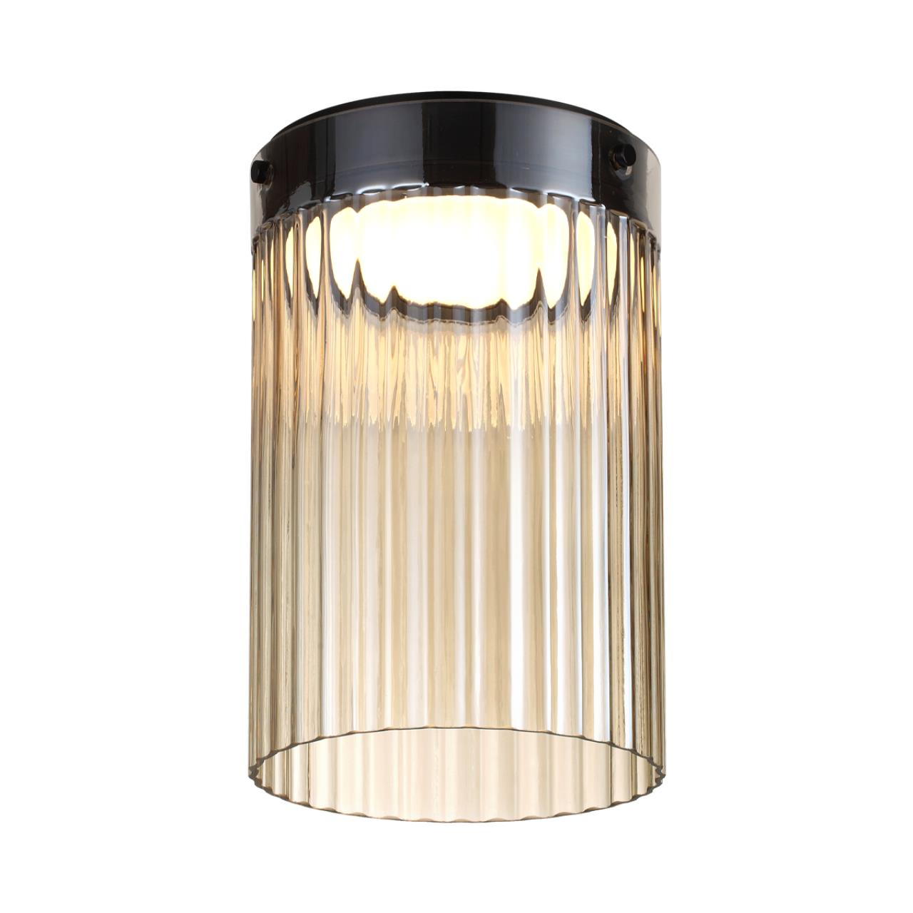 Потолочный светильник 19,6*19,6*30,8 см, 1 LED*15W, 4000 К, Odeon Light Pillari, черный 5047/15LC