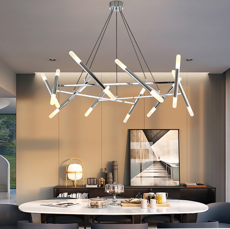 Подвесная люстра Inodesign Le Pentagone Silver 44.6594