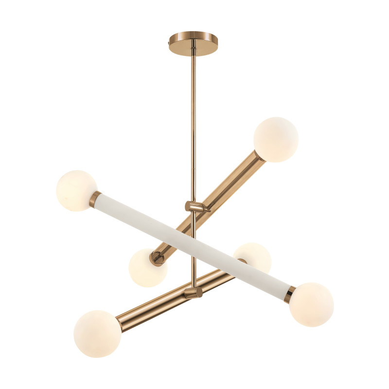 Светильник 70 см, Freya Cross FR5381PL-06G, золото