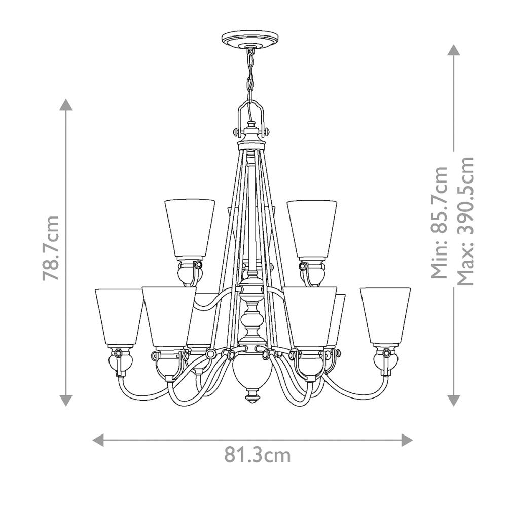 Люстра Hinkley Lighting, Арт. HK-MAYFLOWER9