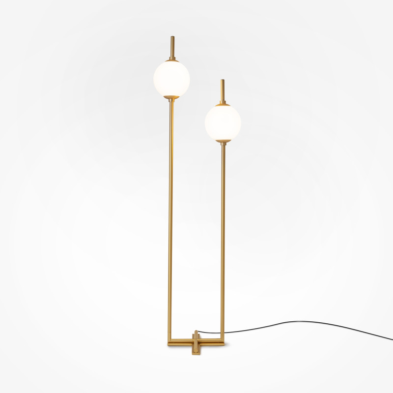 Торшер 44*18*150 см, LED*12W, 3000 К, The Sixth Sense Z020FL-L12BS3K Maytoni, Латунь
