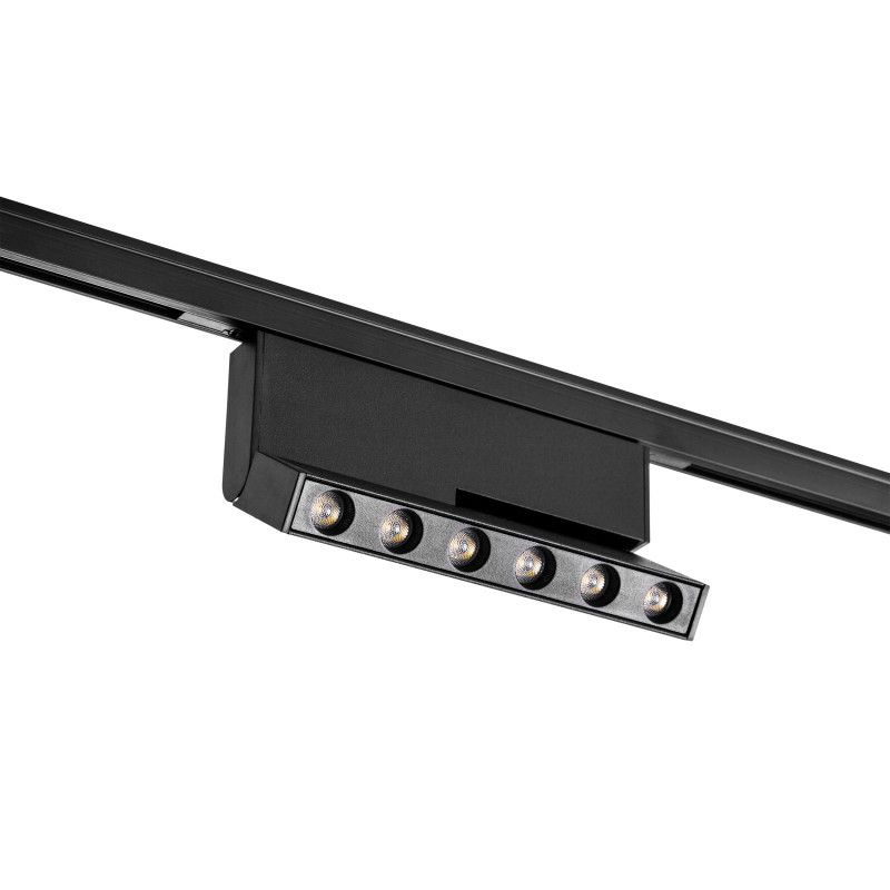 Светильник на шине 15,4*1,5*-8,9 см, *LED*6W, 3000K, Lightstar Linea 206937, черный