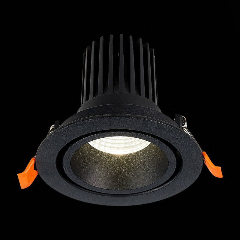 Встраиваемый светильник 10 см, 10W 4000K ST LUCE Встраиваемые светильники ST705.448.10 Черный