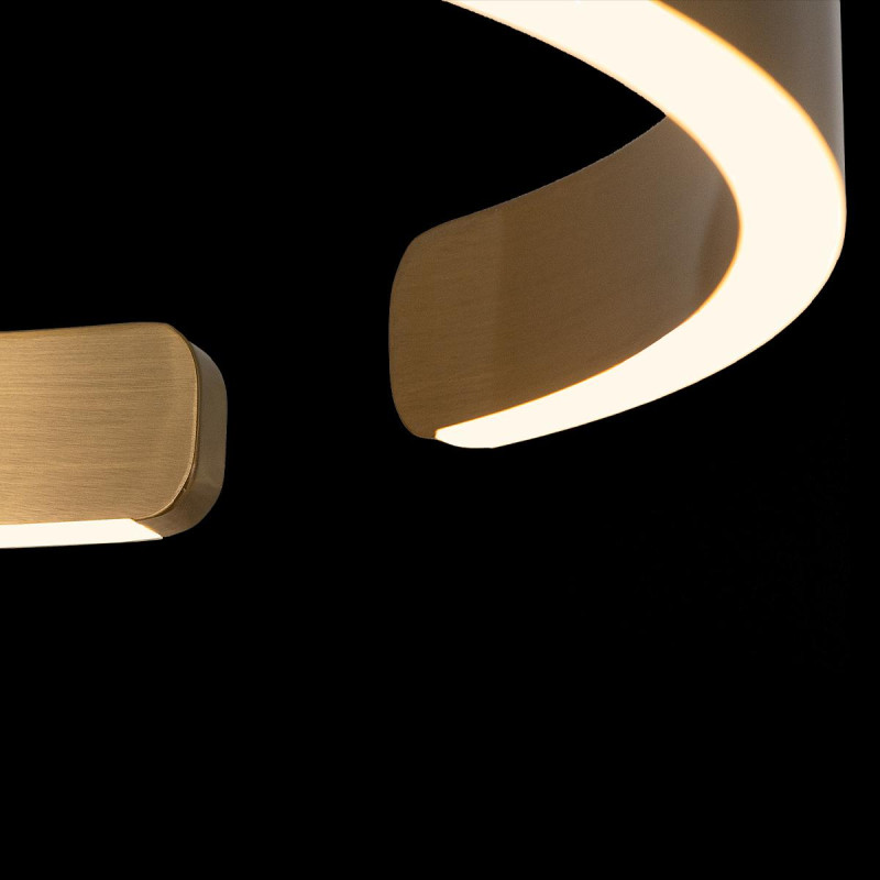 Светильник *40 см, 1*LED*12W, 3000К Loft It 10013S Ring, Латунь