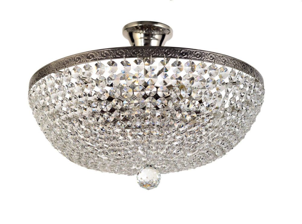 Люстра потолочная *40*31 см, 6*E14*60W, Arti Lampadari Nobile Nobile E 1.3.40.601 NH, Никель