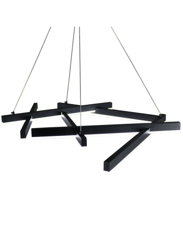 Подвесная люстра 85*120 см, LED, 65W, 3000K-6000K Zortes Aven ZRS.01243.02, черный