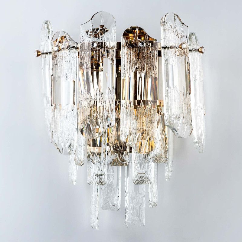 Настенный светильник 23x14x26см, Е14, 2x40Вт, , Modelux ML.7083.02 GD Золото