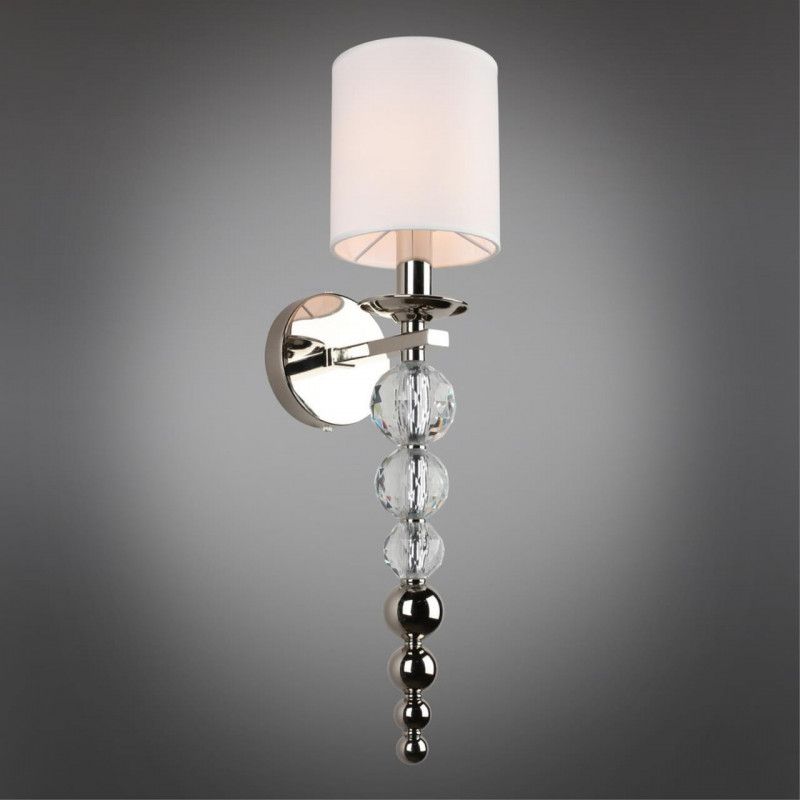 Бра 20*14*57 см, E14, 40W, Aployt Floretta APL.842.01.01, никель