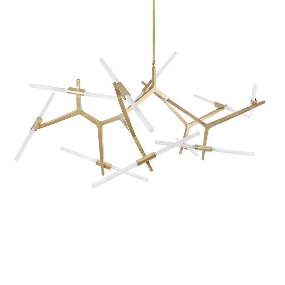 Подвесная люстра 200 см, Loft IT Agnes 10399/20 GD, золото