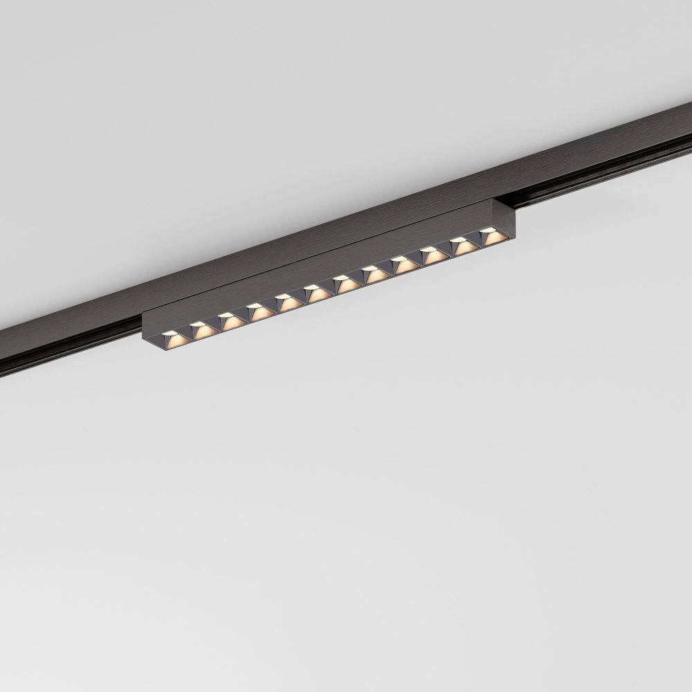 Трековый светильник магнитный 23*2*3 см, LED, 10W, 3000K, Elektrostandard Line Magnetic 85528/01, титан